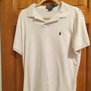 White Ralph Lauren Polo, size L custom Fit